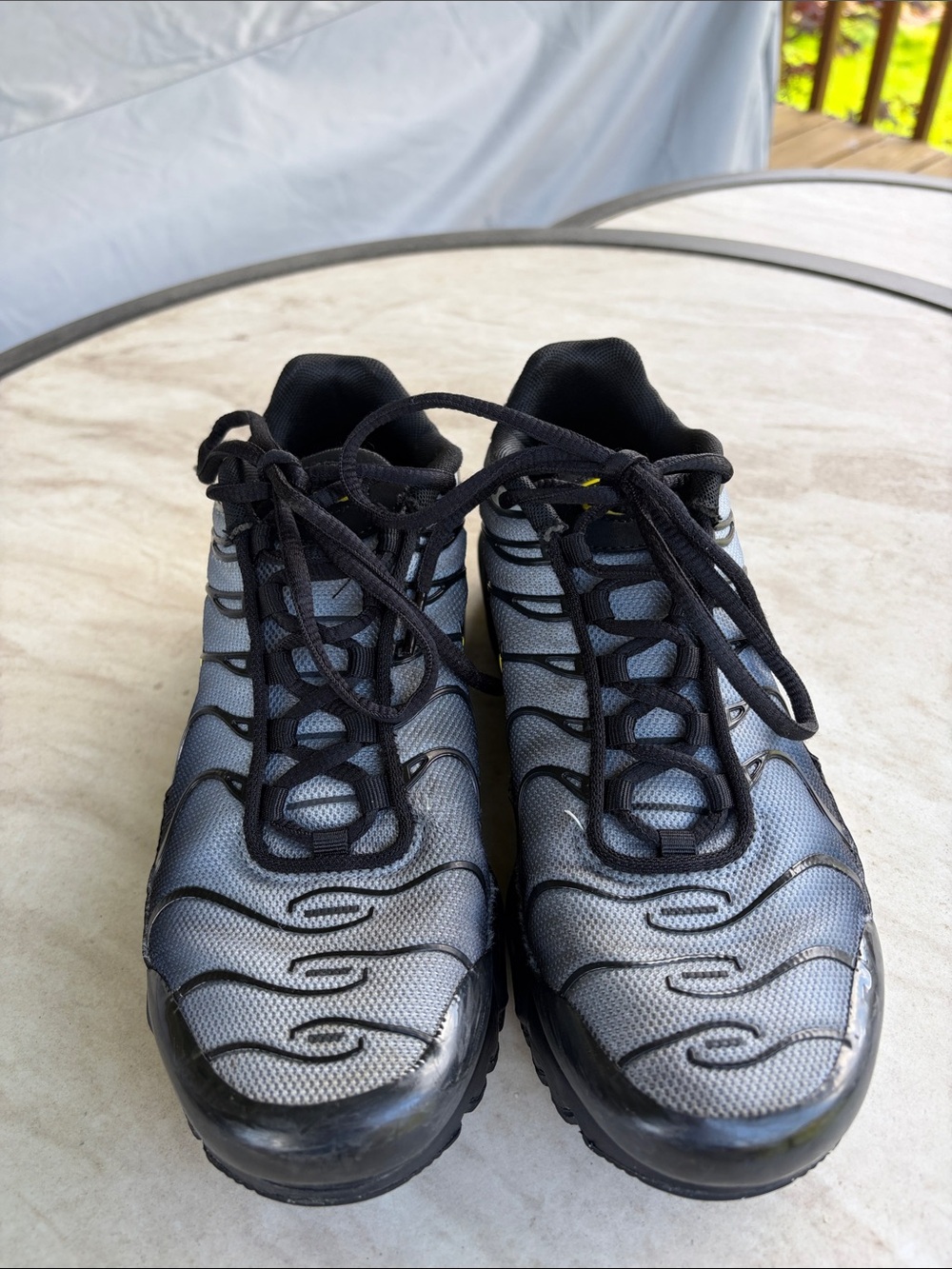 Nike Kids Gray and Black Lace-Up Sneakers